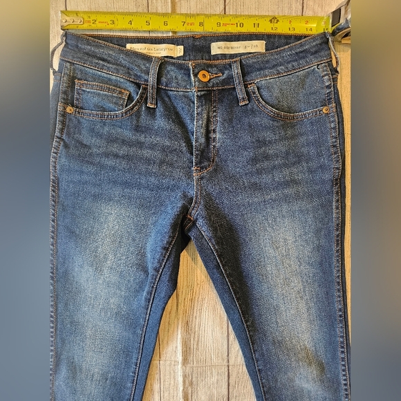 Pilcro and The Letterpress Anthropologie Mid-Rise Skinny Jean •Size 28• No Holes - Picture 9 of 10